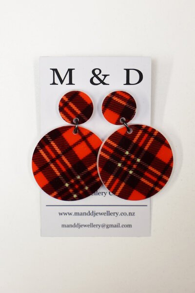 M & D Patterned Disc Earrings-gift-guide-Hello Cyril.