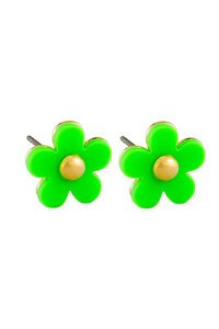 Tiger Tree Flower Button Studs