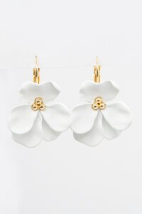 Stella + Gemma Flower Petal Hook Earring