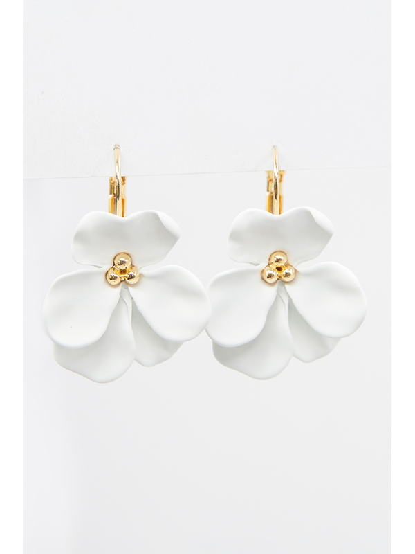 Stella + Gemma Flower Petal Hook Earring