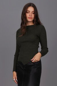 Storm Each Way Rib Merino Sweater