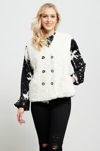 Et Alia Vintage Fur Vest