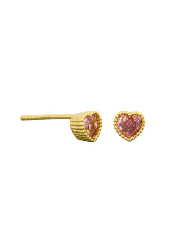 Tiger Tree Heart Mini Studs