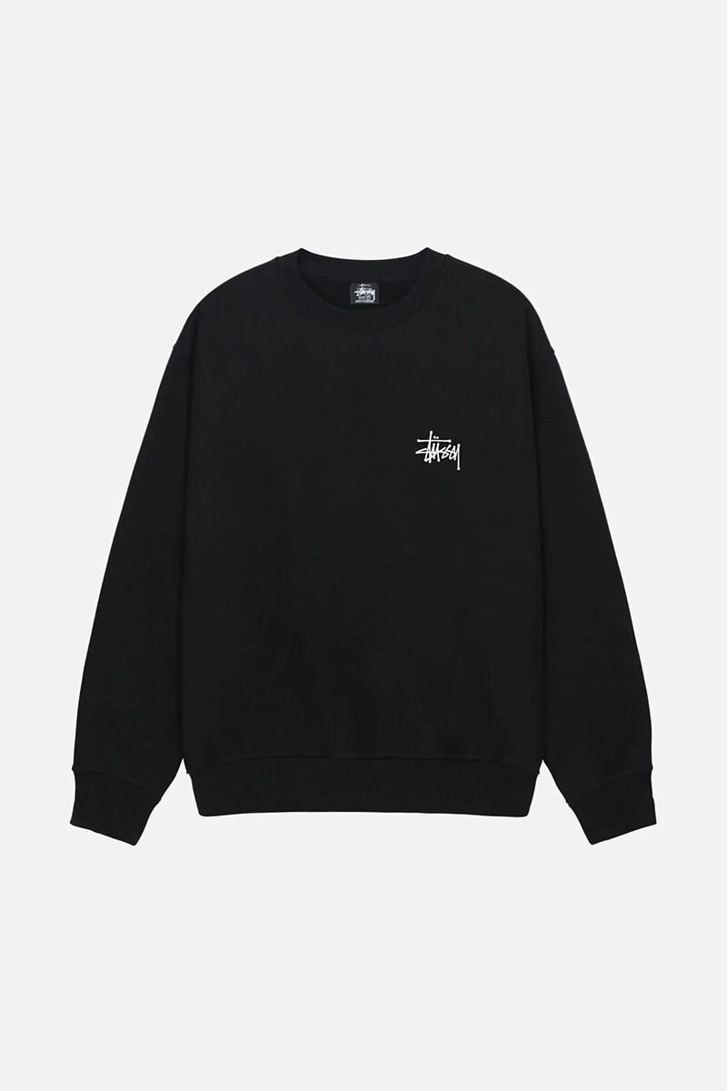 Stussy Fuzzy Dice Oversized Crew - Preen Clothing