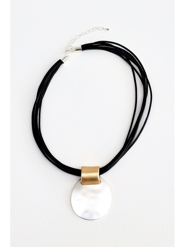 Archer House Double Disc Choker Necklace