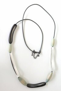 Archer House Abstract Oblong Beaded Necklace