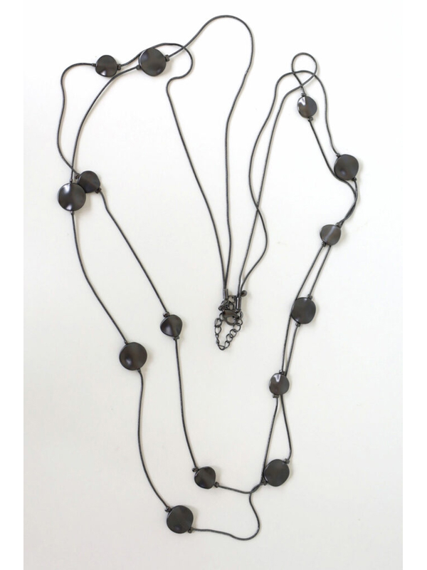 Archer House Double Strand Multi Disc Necklace