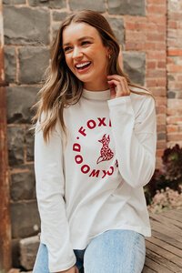 Foxwood Statement Long Sleeve Top