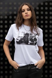 Storm Lights Camera Print Tee