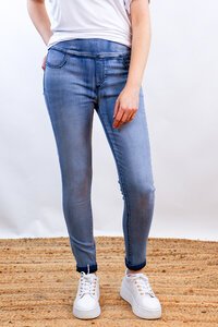 Wakee Slim Leg Pull On Jeans