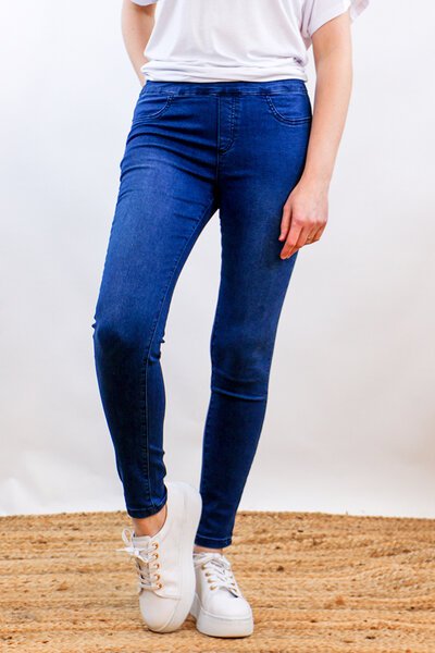 Wakee Slim Leg Pull On Jeans-hc-new-Hello Cyril.