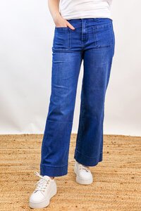 Wakee Wide Leg Pocket Jeans