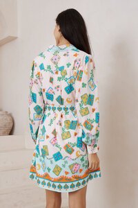 Iris Maxi Portofino Mini Shirt Dress