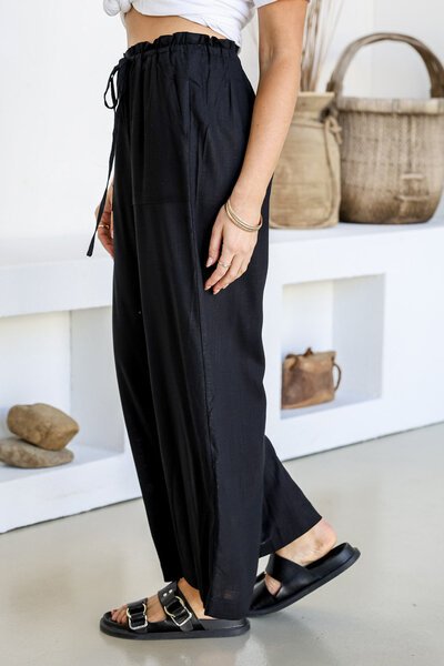 Miracle Exposed Pocket Wide Leg Pant-hc-new-Hello Cyril.