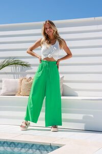 Miracle Exposed Pocket Wide Leg Pant