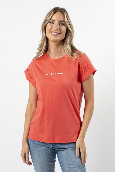 Stella + Gemma Cuffed Colour Tee-gift-guide-Hello Cyril.