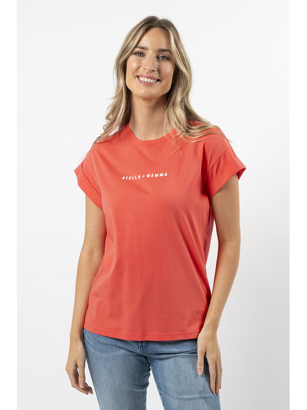 Stella + Gemma Cuffed Colour Tee