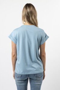 Stella + Gemma Cuffed Colour Tee