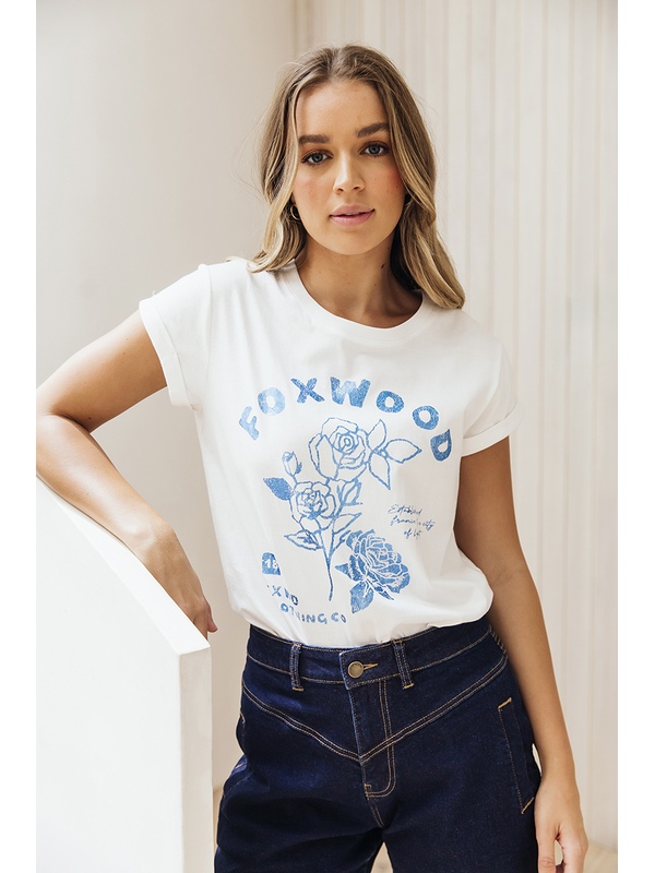 Foxwood Rosette Tee