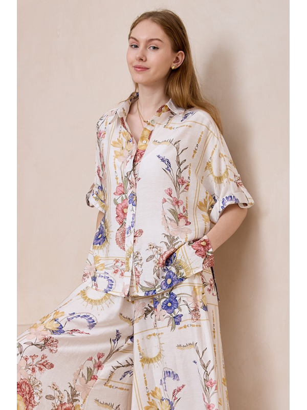 Iris Maxi Bianca Shirt