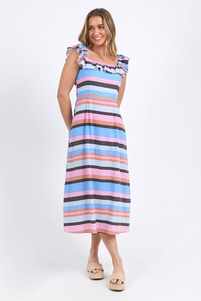 Foxwood Gazelle Stripe Dress-hc-new-Hello Cyril.