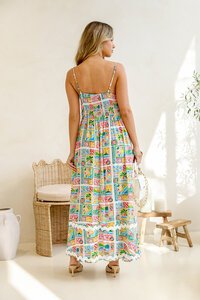 Miracle Postcards Ric Rac Maxi Dress