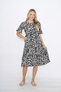 New U Shiloh Print Dress