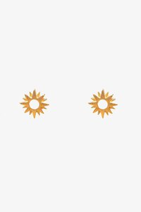 Antler Sun Dial Earring