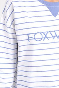 Foxwood Neon Stripe Simplified Crew