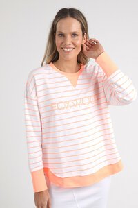 Foxwood Neon Stripe Simplified Crew