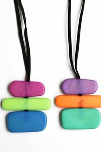 Archer House Block Disc Pendant Necklace