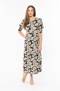 Leila + Luca Caramel Bloom Sunset Dress