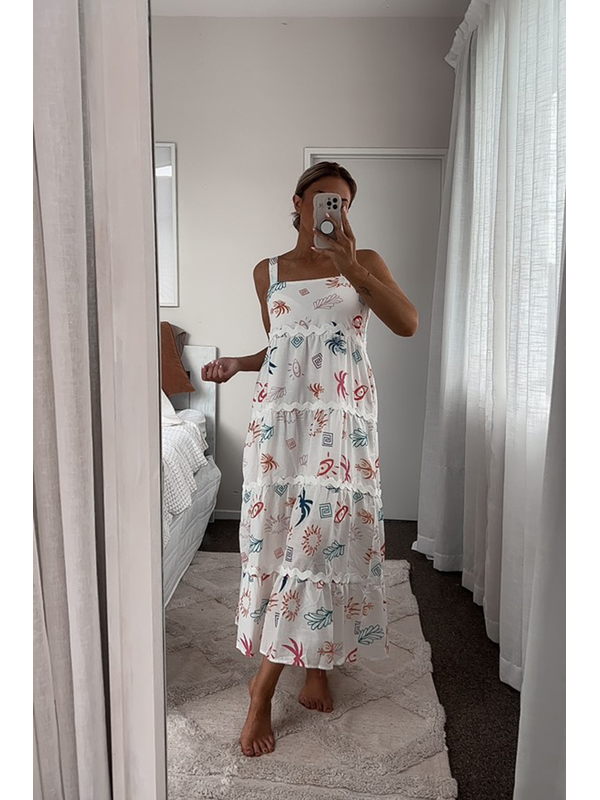 Miracle Tropical Euro Maxi Dress