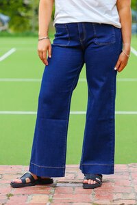 Wakee Wide Leg Indigo Jean