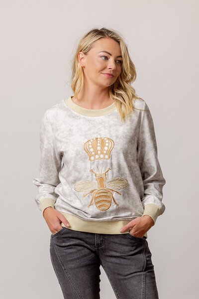 Moss Queen Bee Sweat-hc-new-Hello Cyril.