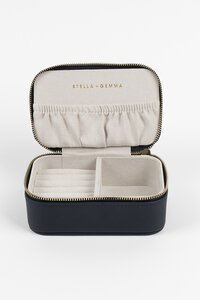 Stella + Gemma Navy Rectangle Jewel Box