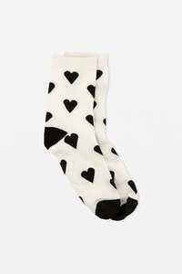 Stella + Gemma Heart Crew Socks