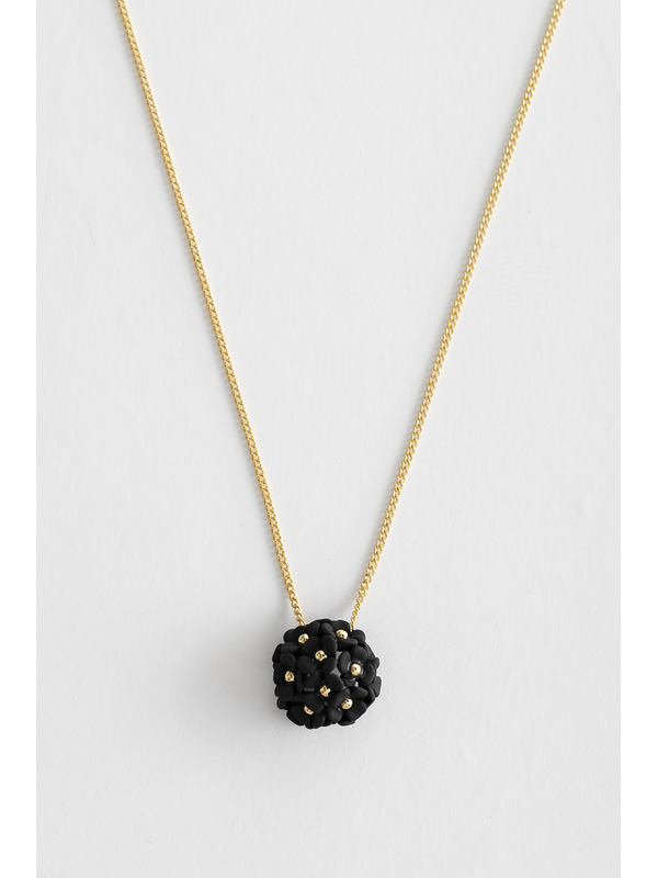 Stella + Gemma Flower Ball Pendant Necklace