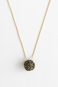 Stella + Gemma Flower Ball Pendant Necklace