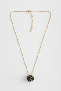 Stella + Gemma Flower Ball Pendant Necklace