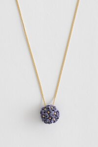 Stella + Gemma Flower Ball Pendant Necklace