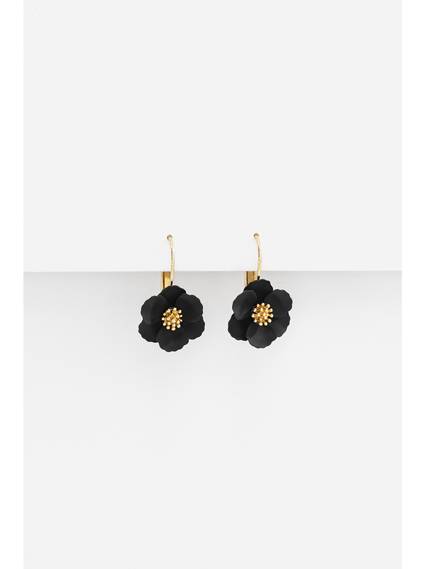 Stella + Gemma Mini Flower French Hook Earring