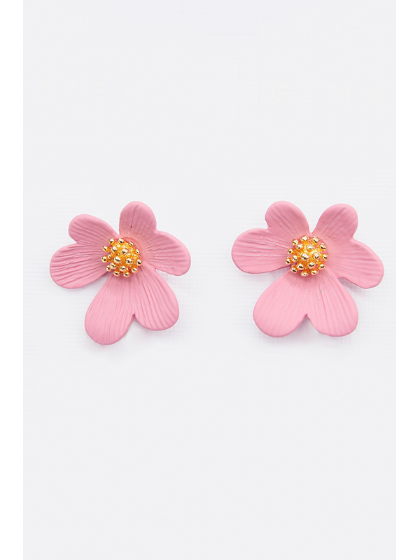 Stella + Gemma Mini Flower Petal Earrings