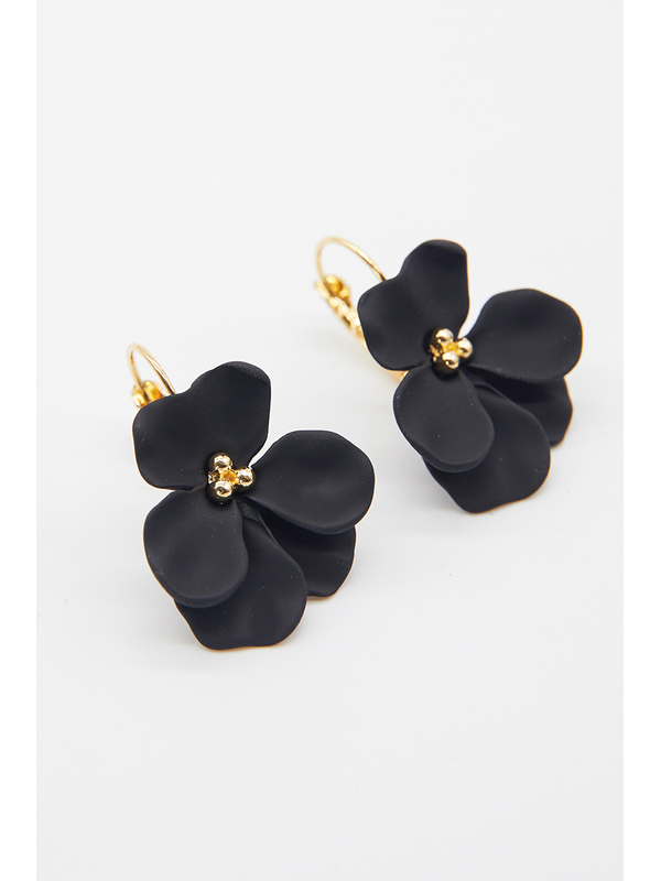 Stella + Gemma Flower Petal Hook Earring