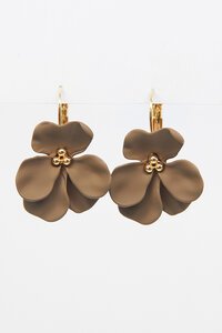 Stella + Gemma Flower Petal Hook Earring