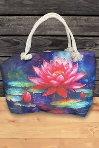 Alice + Lily Water Lily Tote Bag