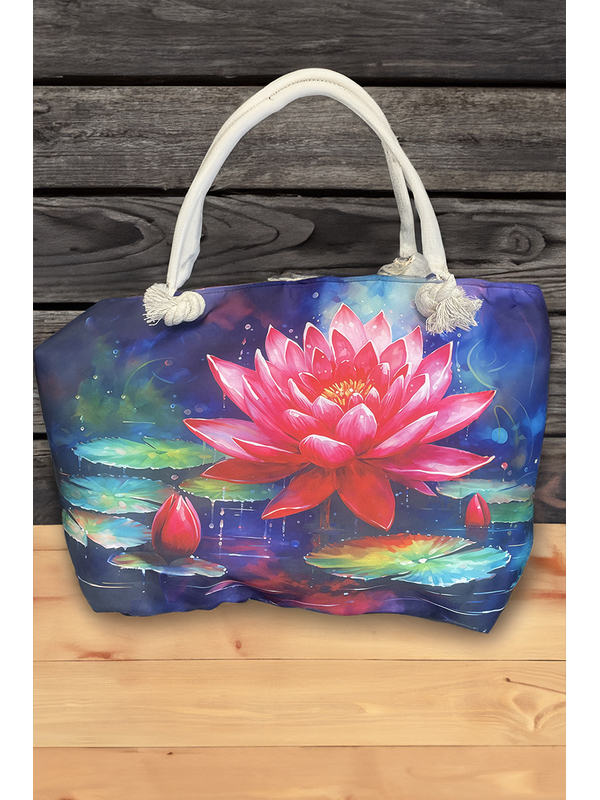 Alice + Lily Water Lily Tote Bag