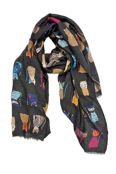 Apt Cats Summer Scarf-gift-guide-Hello Cyril.