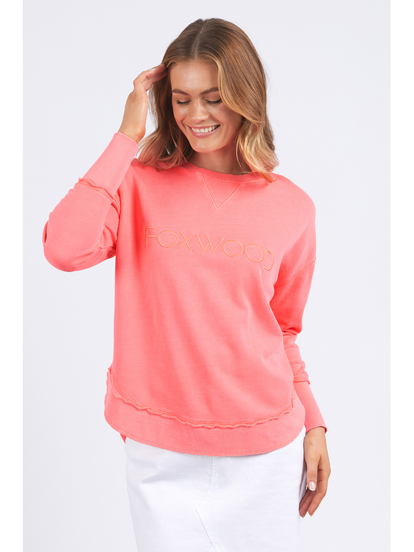 Foxwood Neon Coral Simplified Crew