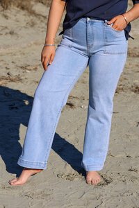 Wakee Straight Leg Pocket Jeans